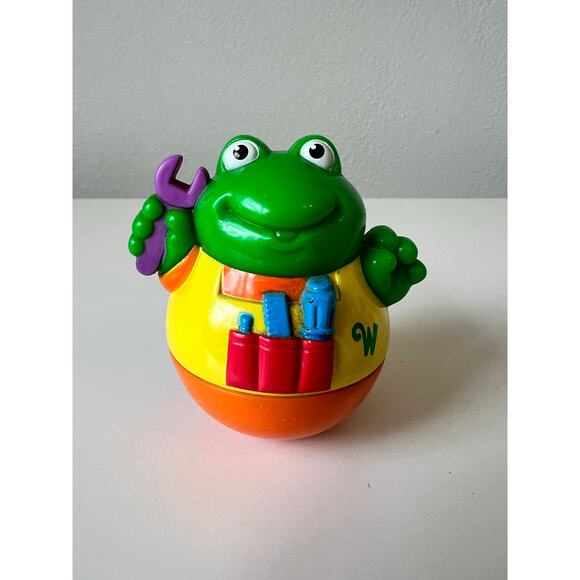 Playskool Weeble Wobble Pig and Frog Mechanic Figure 2003 - Picture 2 of 9